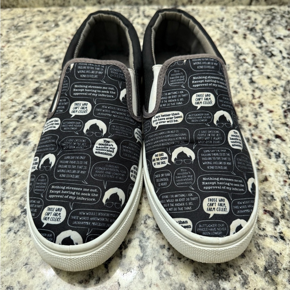 The Office Dwight Schrute Men’s Slip Ons